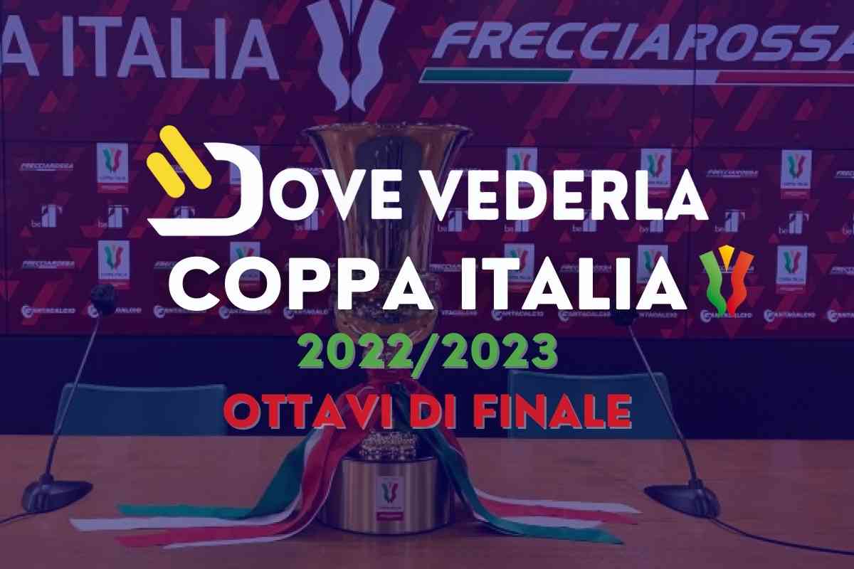 Coppa Italia 22/23 dove vedere gli ottavi di finale, date e orari