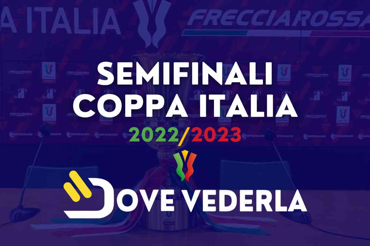 Coppa Italia 22/23: Dove Vedere Le Semifinali In TV E In Streaming ...